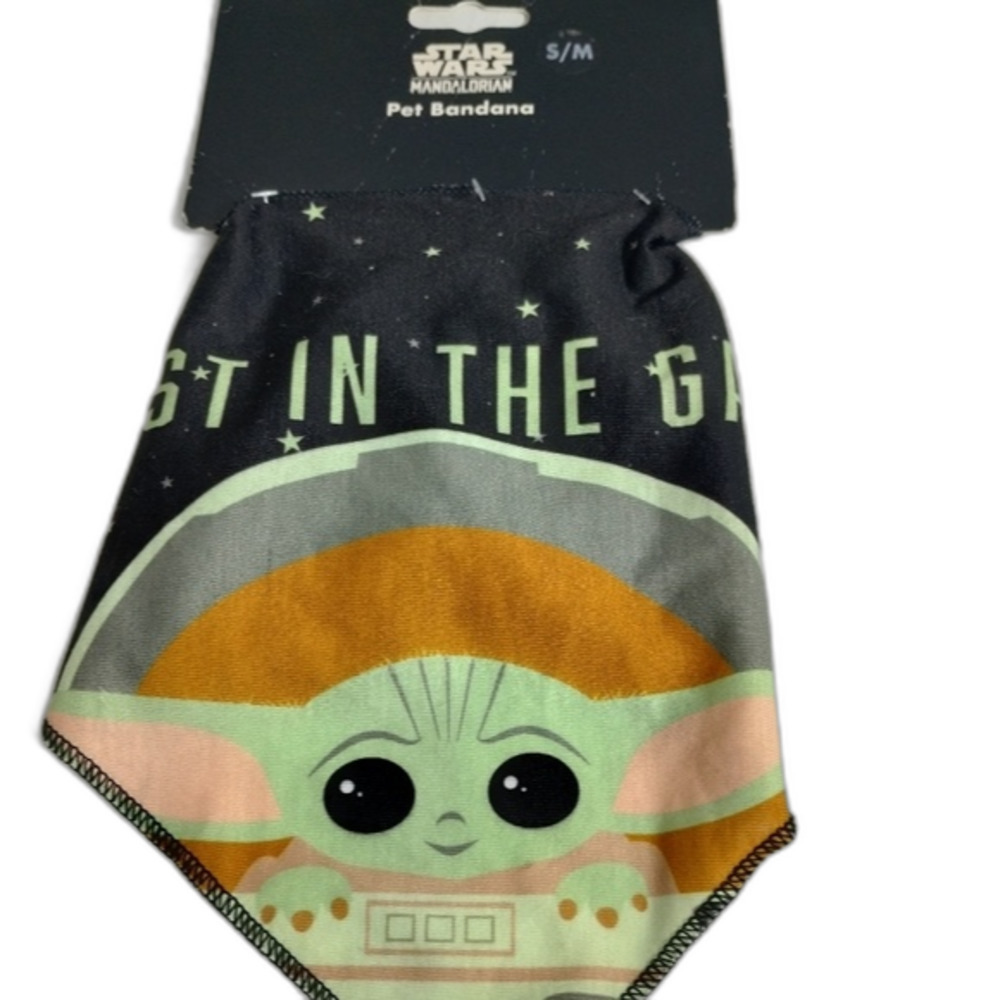 Disney's  Star Wars‎ Mandalorian Baby Yoda Dog/ Pet Bandana size Sm